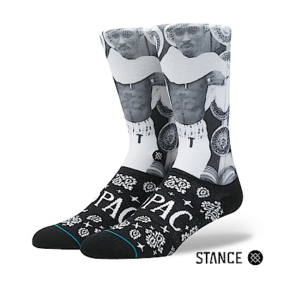 STANCE 2 PAC BANDANA-男襪-休閒襪-饒舌歌手2 PAC經典紀念款