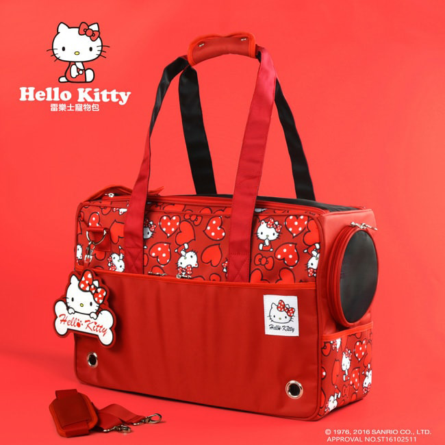 三麗鷗 HELLO KITTY 雷樂士寵物包 共2色