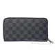 LV N63095 Damier Graphite棋盤格拉鍊長夾(黑灰) product thumbnail 1