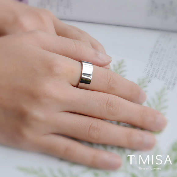 TiMISA《簡約時尚》純鈦戒指