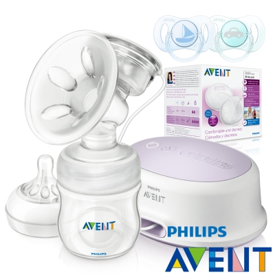 [下殺53折]PHILIPS AVENT  輕乳感標準型單邊電動吸乳器(促銷優惠組)