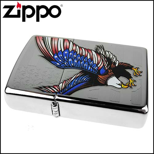 【ZIPPO】美系~Eagle Flag-國旗鷹圖案設計打火機