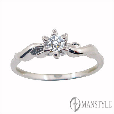 MANSTYLE「甜蜜人生」0.12ct 八心八箭鑽戒