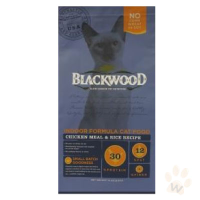 柏萊富blackwood 室內貓全齡優活配方(雞肉+糙米)4磅