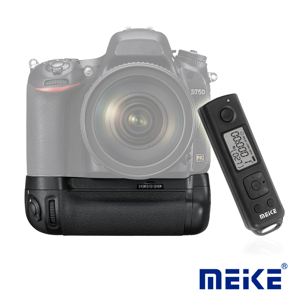 Meike 美科 Nikon D750 垂直把手(MB-D16) 公司貨-附遙控器