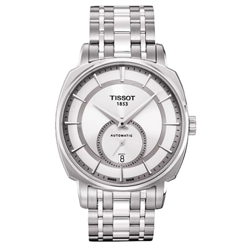 TISSOT T-Lord 獨立小秒針機械腕錶-銀/40mm