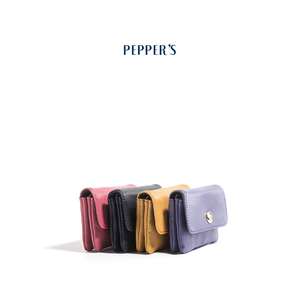 PEPPER`SOlivia 羊皮零錢鑰匙包