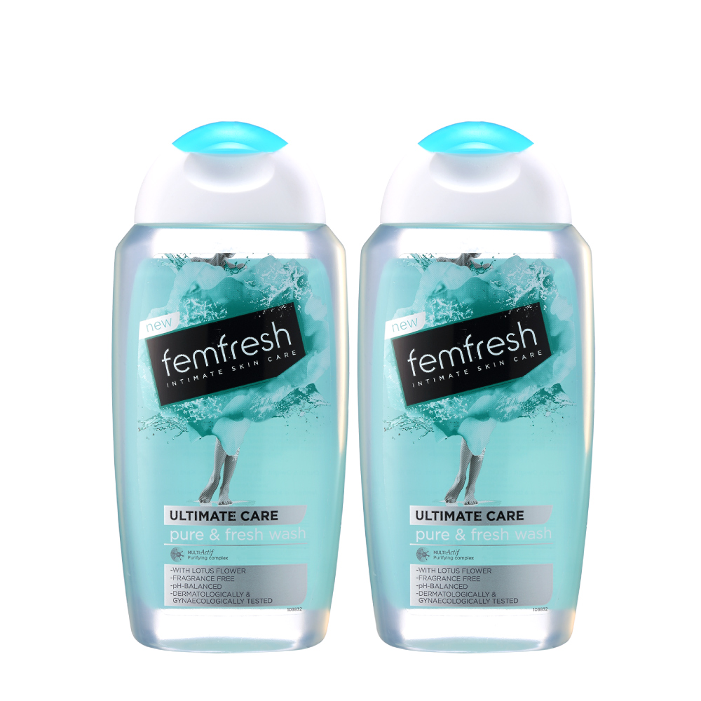 (即期品)femfresh芳芯 特潤保濕潔浴露250mlx2最低效期至2020年10月
