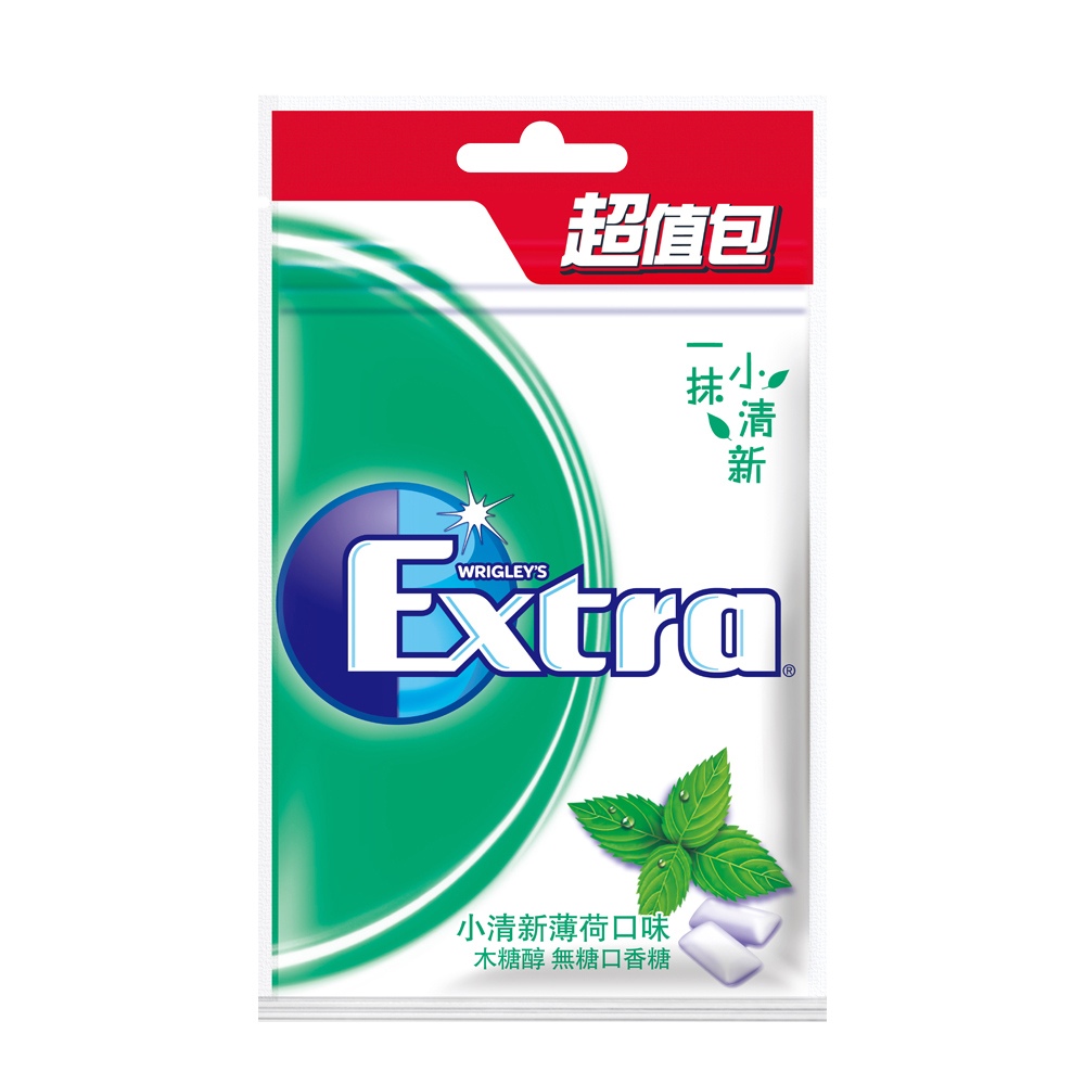 Extra 木糖醇無糖口香糖-小清新薄荷口味(62g)