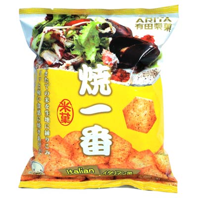 《有田製果》燒一番-義大利風口味(55g/袋*12袋)