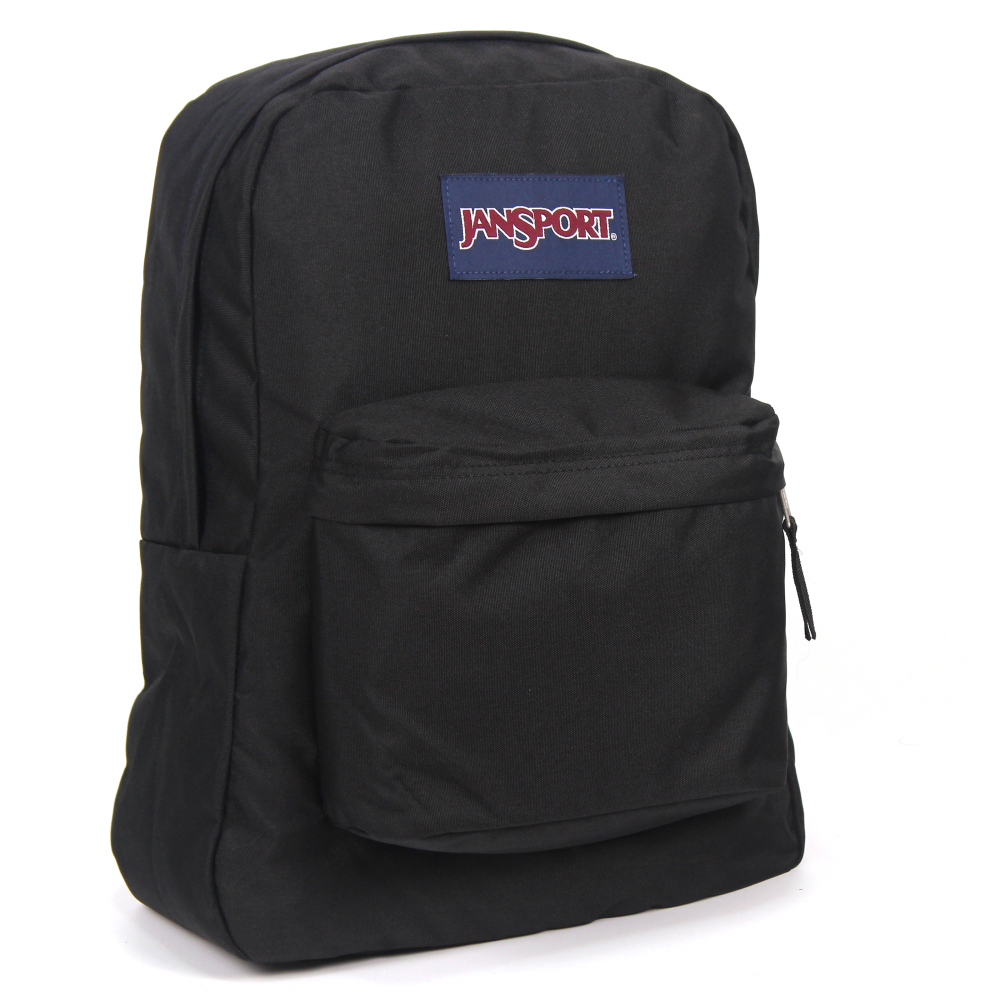 JanSport 校園背包(SUPER BREAK)-黑