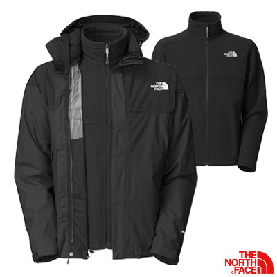 THE NORTH FACE PHERE TRICLMATE 男 HV刷毛兩件式外套 黑