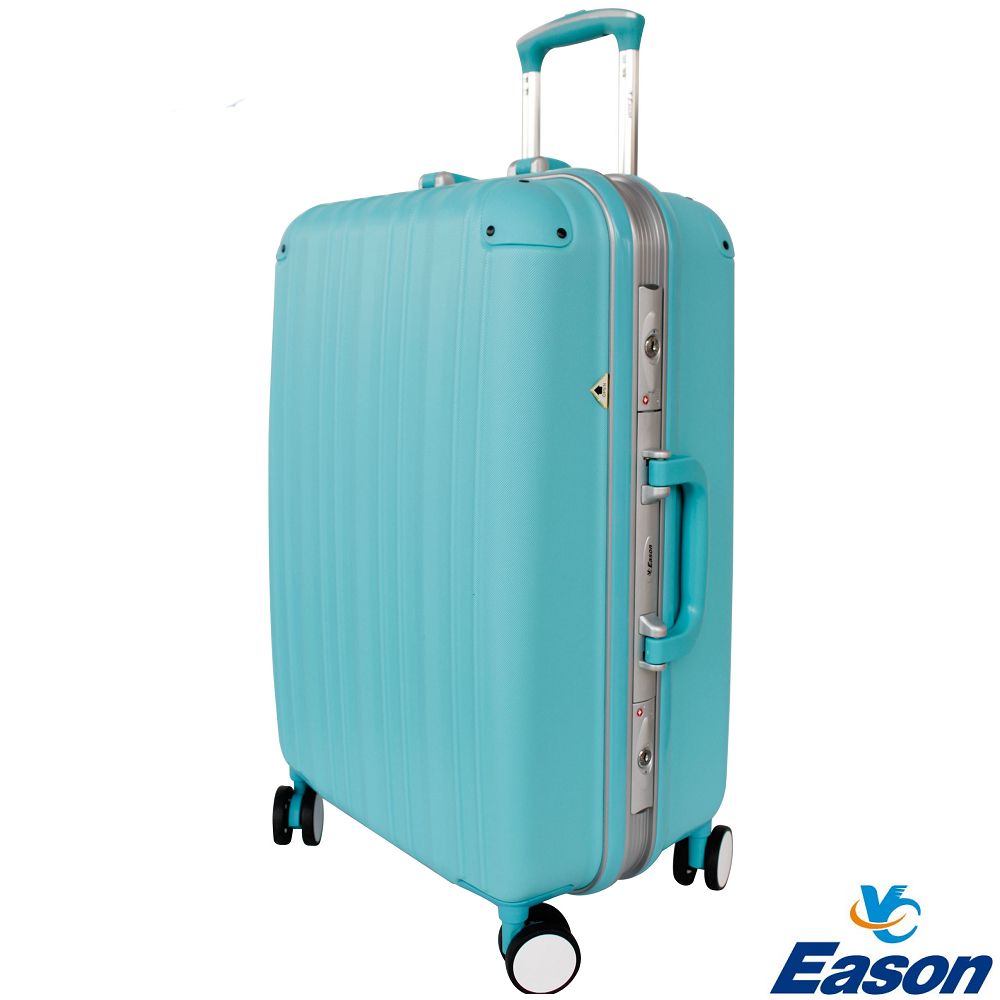 YC Eason 典雅輕量鋁框28吋ABS海關鎖行李箱 典雅藍
