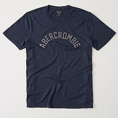 AF a&f Abercrombie & Fitch 短袖 T恤 藍色 0606