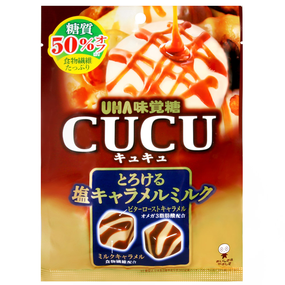 UHA味覺糖 CUCU糖-焦糖鹽牛奶(75g)