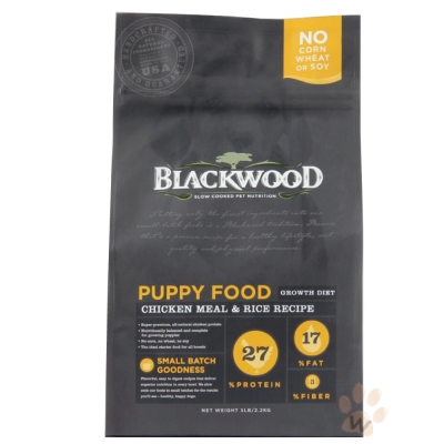 柏萊富blackwood 特調幼犬成長配方(雞肉+糙米)30磅