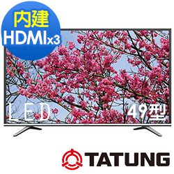 TATUNG大同 49吋 智慧聯網 LED液晶顯示器+