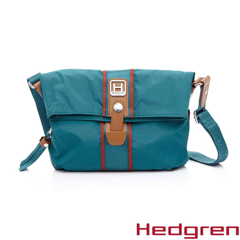 HEDGREN -HCCH -Casual Chic雅緻系列 -蓋釦斜背包(小) -青藍色