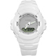 G-SHOCK 潮流霧面運動指針數位橡膠手錶(G-100CU-7A)-灰x白/47mm product thumbnail 1