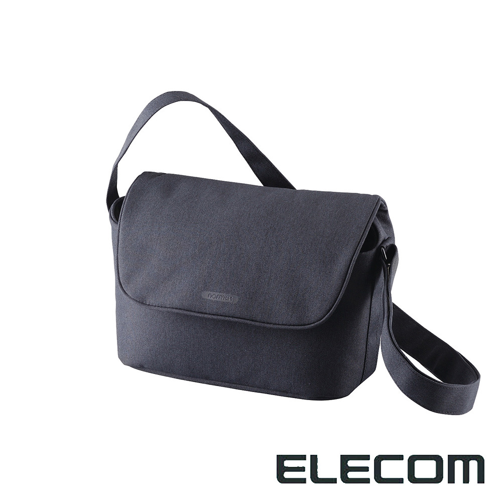 ELECOM normas休閒多功能相機側背包-黑
