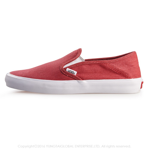 red slip on vans