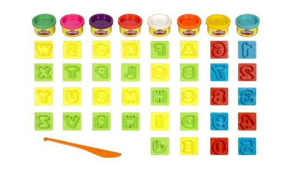 培樂多Play-Doh 創意DIY黏土字母數字遊戲組(附8色黏土) 21018(3Y+)