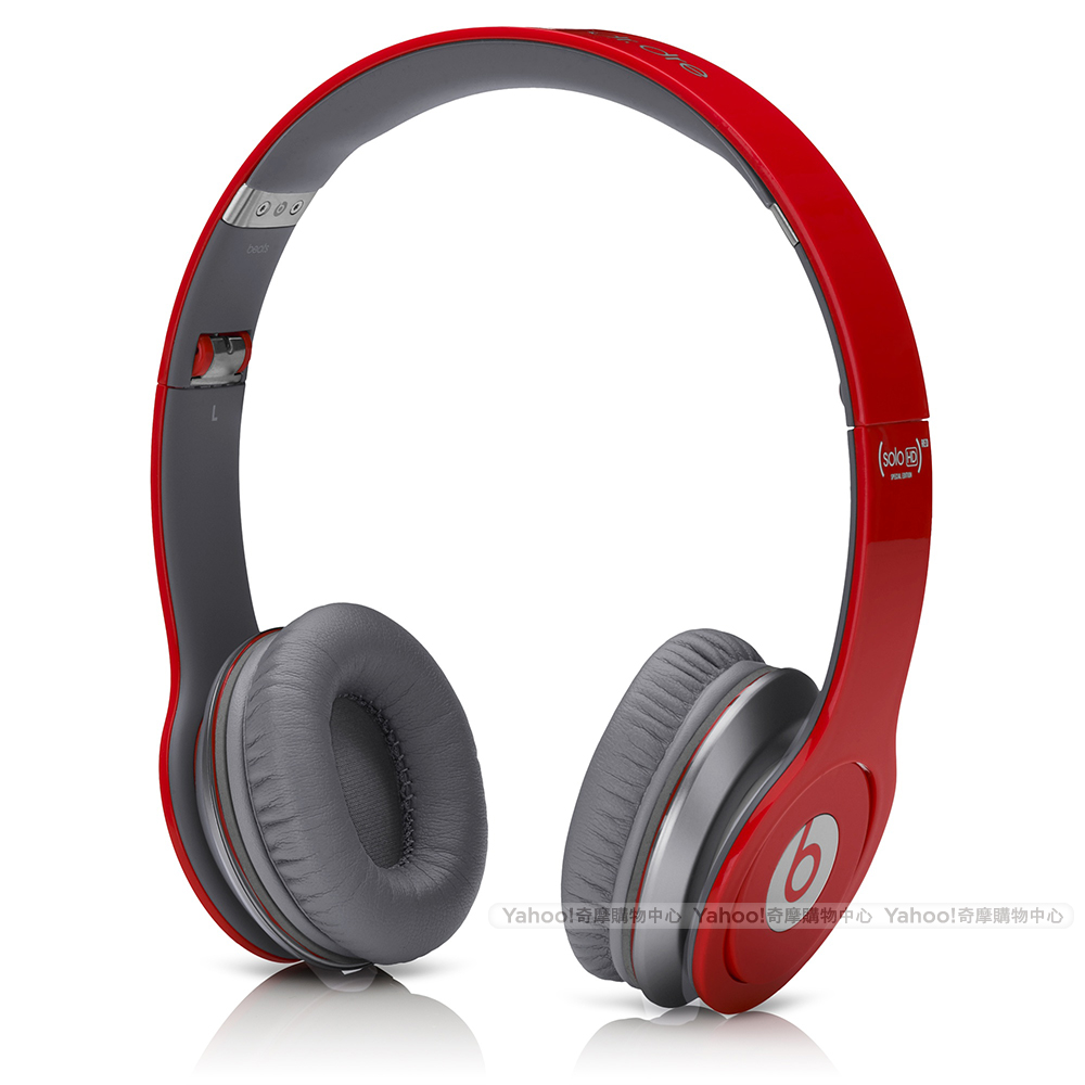 BEATS耳機 Solo HD 紅色 耳罩耳機 beats by dr. dre台灣公司貨