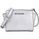 Michael Kors Selma Mini 防刮皮革斜背包(銀色) product thumbnail 1