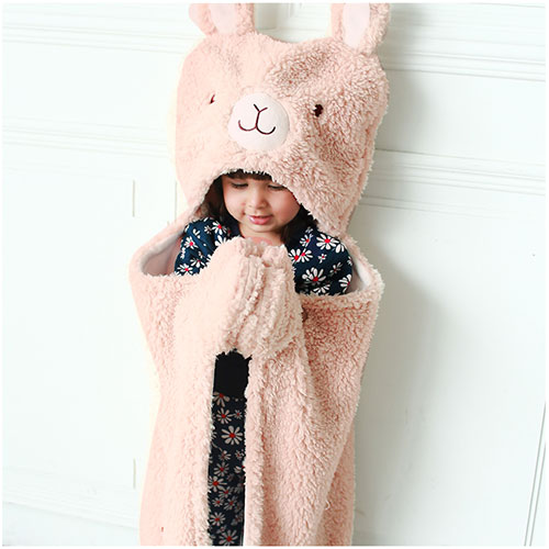 baby童衣 多功能造型羊羔絨披肩 包被 抱枕 被毯50597