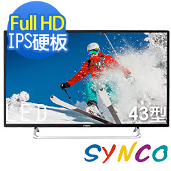 新格SYNCO 43吋LED液晶電視 LT-43TA25D(B)