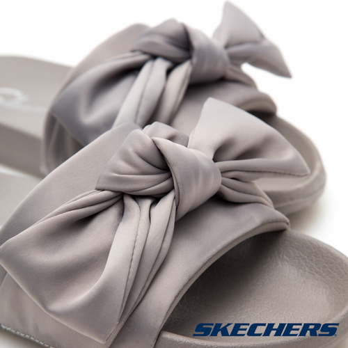 SKECHERS (女) 時尚休閒系列 2ND TAKE 拖鞋- 31533GRY