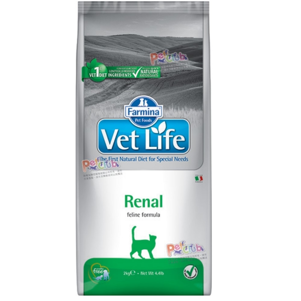 義大利法米納《VetLife天然處方系列-貓用腎臟配方》5kg