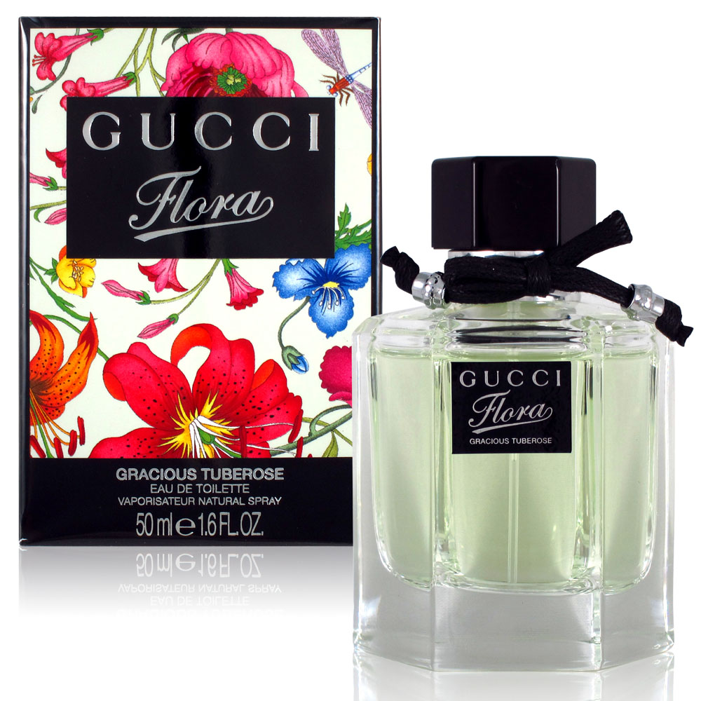 GUCCI 優雅晚香玉 女性淡香水 50ml 限量花花版