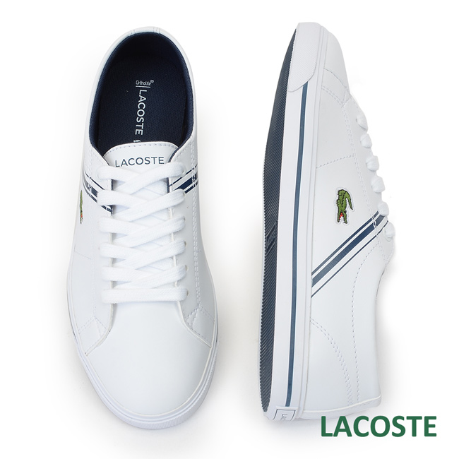 LACOSTE 女用休閒鞋-白