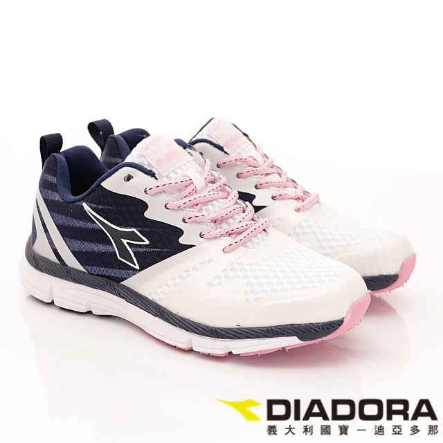 DIADORA-乳膠動能跑鞋款-RSI018白藍(女段)