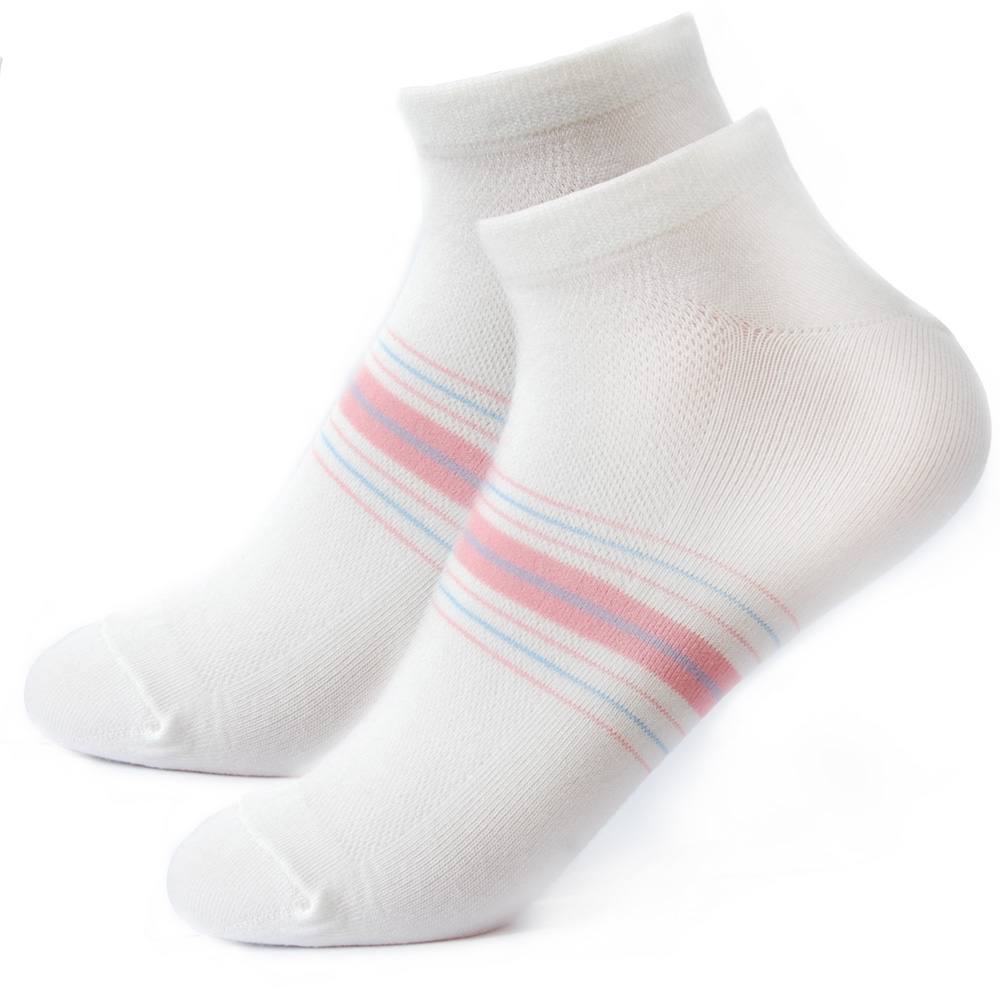 TiNyHouSe 舒適襪系列 乾爽透氣超超細針船襪 白色F號2雙組