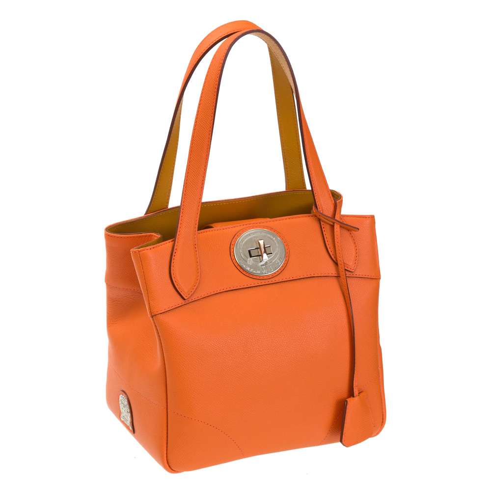 A.D.M.J. 小牛皮BOX CALF VERA TOTE 22 (ORANGE)