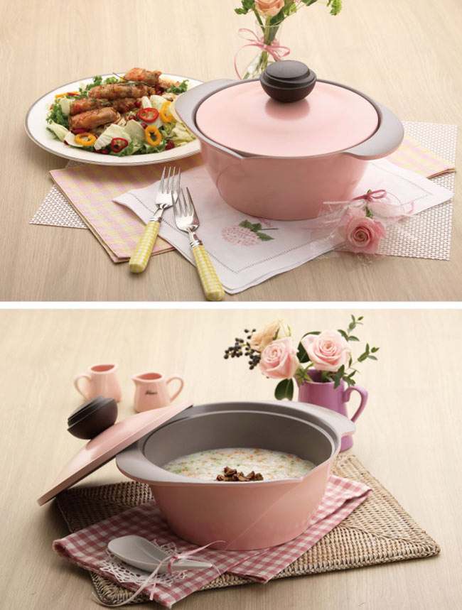 Chef Topf薔薇系列不沾鍋-單柄湯鍋18cm+湯鍋20cm