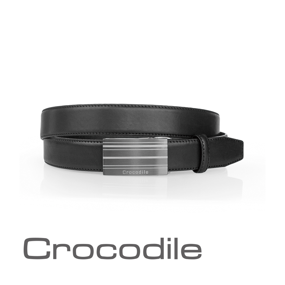 Crocodile 紳士自動穿扣皮帶 0101-42002-01