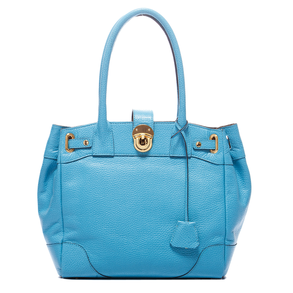 A.D.M.J 牛革上釦式 COVA-TOTE-BLUE