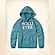 *最低價*<零碼出清> Hollister HCO 長袖 帽T 藍色 0512 product thumbnail 1