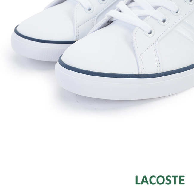 LACOSTE 女用休閒鞋-白/藍