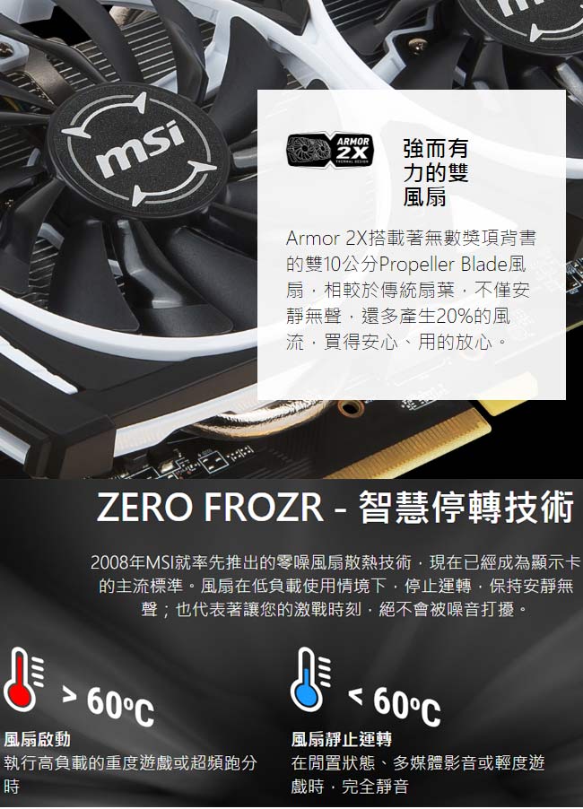 MSI微星RX 470 ARMOR 4G OC顯示卡| Yahoo奇摩購物中心