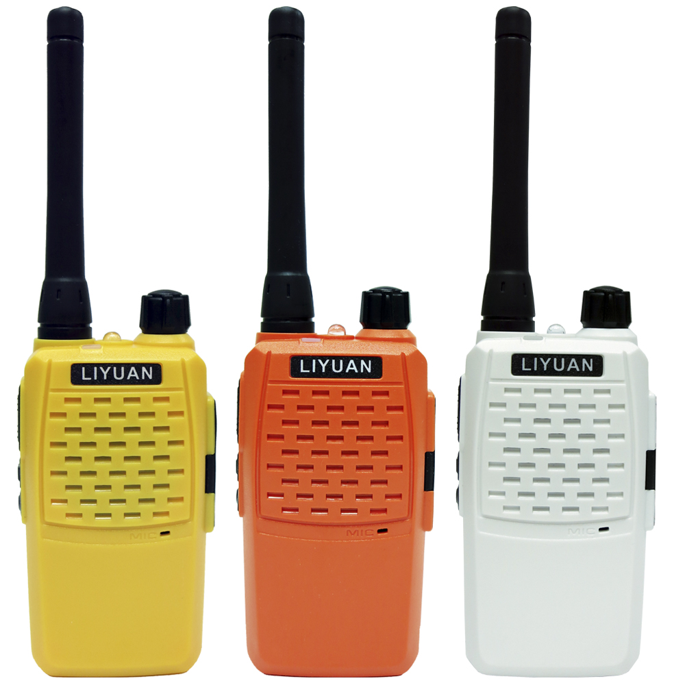 LIYUAN M-1 手持式免執照無線電對講機(繽紛三色)