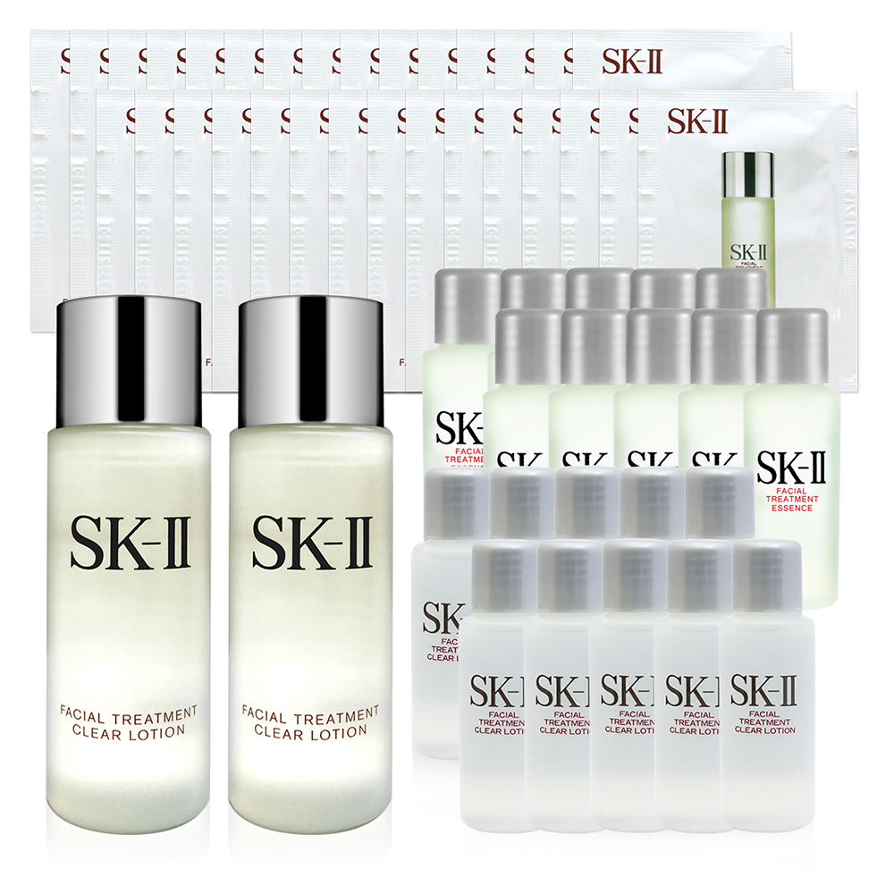 SK-II 青春露2mlx30+10mlx10+亮采化妝水10mlx10+30mlx2