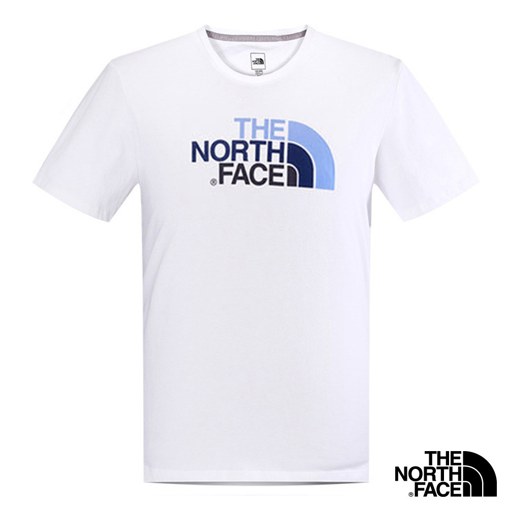 The North Face 男 LOGOT恤 白