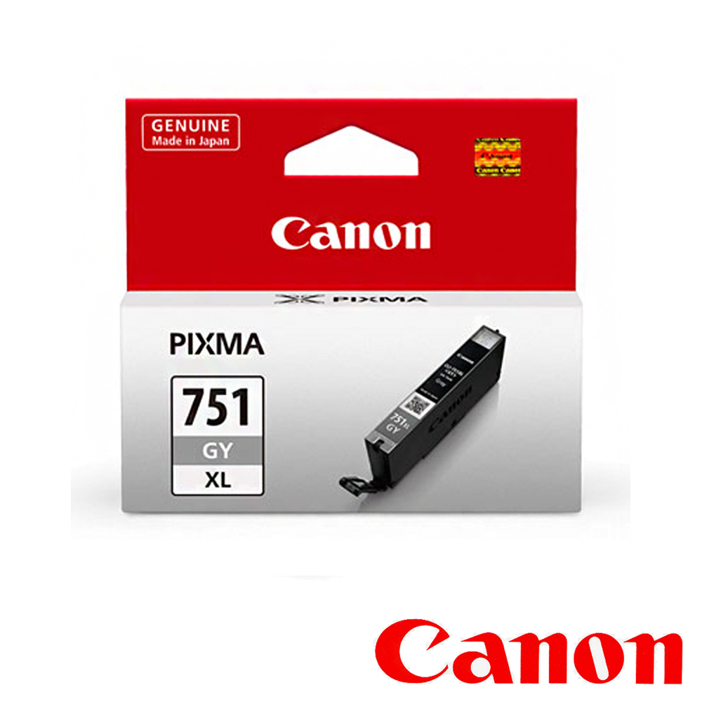 Canon CLI-751XL GY 原廠灰色高容量XL墨水匣