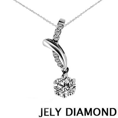 JELY DIAMOND 珍貴0.30克拉H&A 八心八箭完美車工美鑽墜鍊