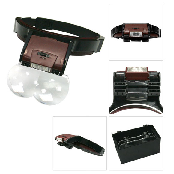 Discovery HG320 LED 100種倍率 頭戴式放大鏡