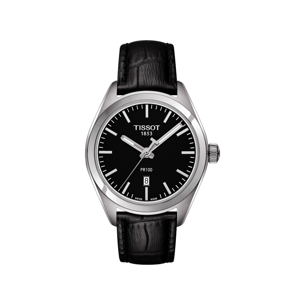 TISSOT 天梭 官方授權 PR100 經典美學時尚女錶(T1012101605100)-黑/33mm